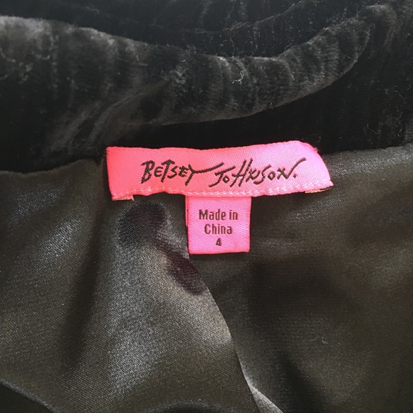 Betsy Johnson Velvet Jacket - Picture 3 of 4